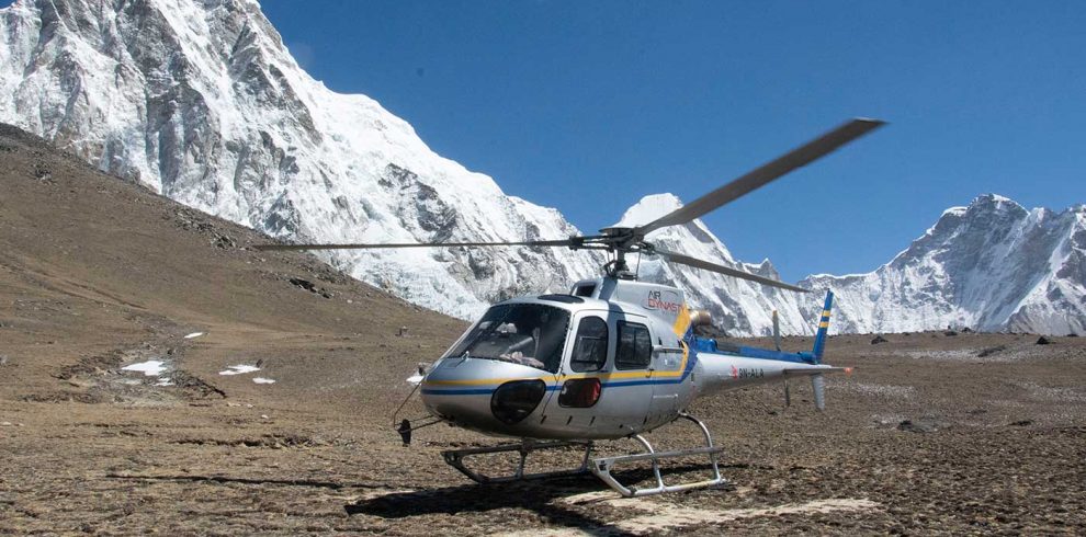 Everest base camp to lukla helicopter